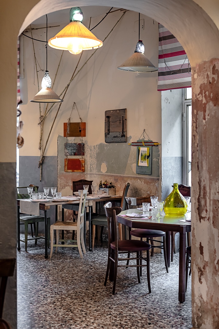 Dedans portamenu La Giasseria Pavia sala da pranzo