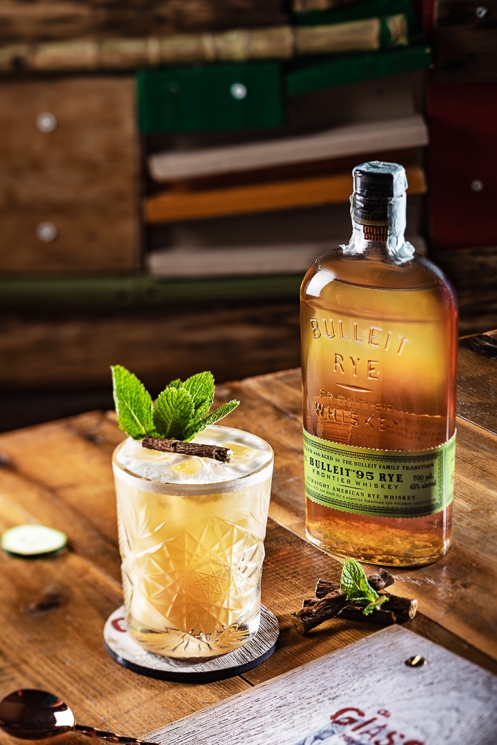 Dedans portamenu La Giasseria Pavia gin bulleit cocktail menta